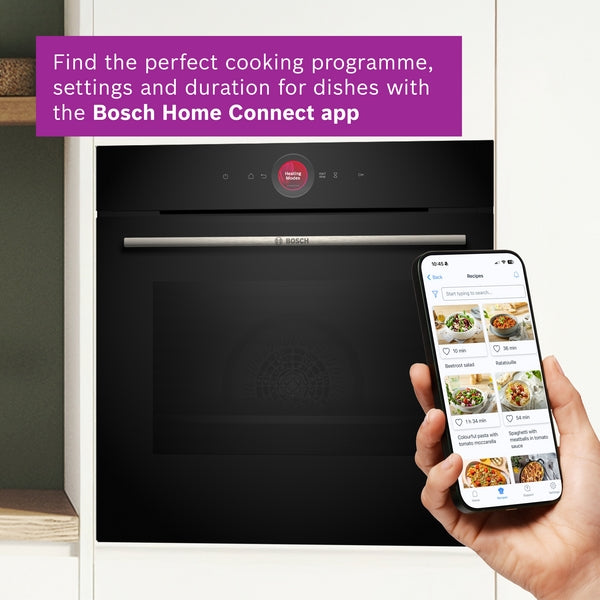 Bosch Series 8 Built-In Oven with Steam Function 60x60cm - Black