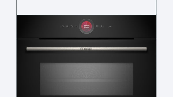Bosch Series 8 Built-In Compact Oven with Microwave 60x45cm - Black