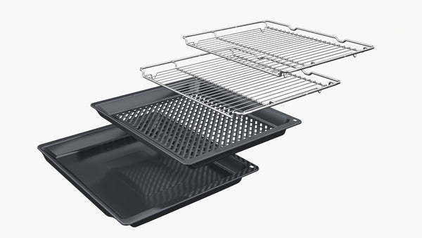 Bosch Series 8 Built-In Electric Single Oven with Air Fry - Black - A+ Rated