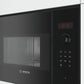 Bosch Series 4 Built-In Microwave 45x38cm - Black
