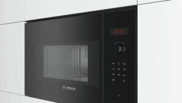 Bosch Series 4 Built-In Microwave 45x38cm - Black