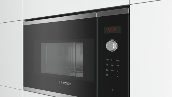 Bosch Series 4 Built-In Microwave 45x38cm - Stainless Steel