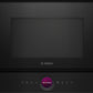 Bosch Series 8 Built-In Microwave 38cm - Black