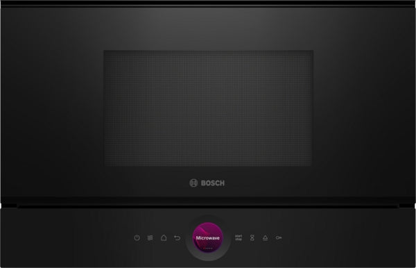Bosch Series 8 Built-In Microwave 38cm - Black