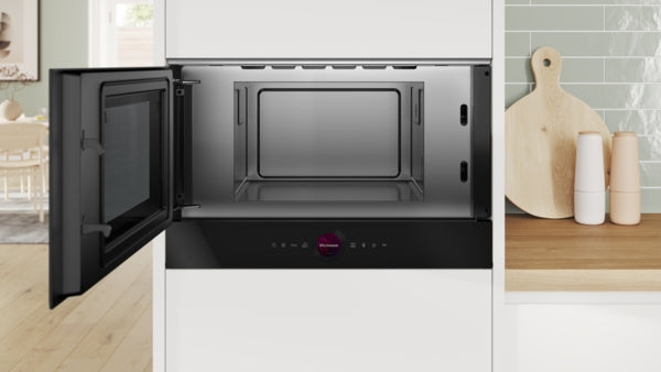 Bosch Series 8 Built-In Microwave 38cm - Black