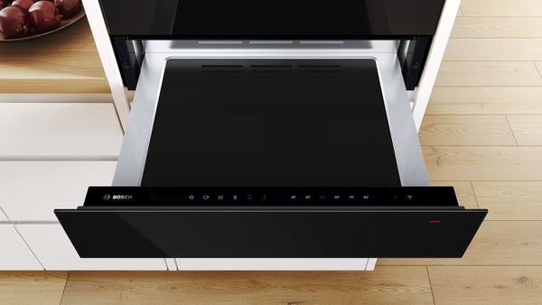 Bosch Series 8 Built-In Warming Drawer 60x14cm - Black