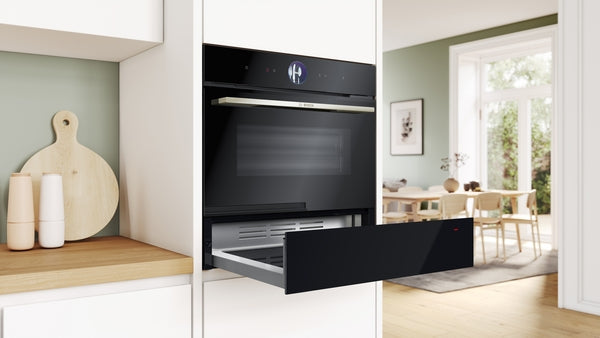 Bosch Series 8 Built-In Warming Drawer 60x14cm - Black