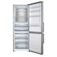 Teknix FFH270X, 495L Fridge Freezer, Total No Frost, 70cm, Brushed Steel