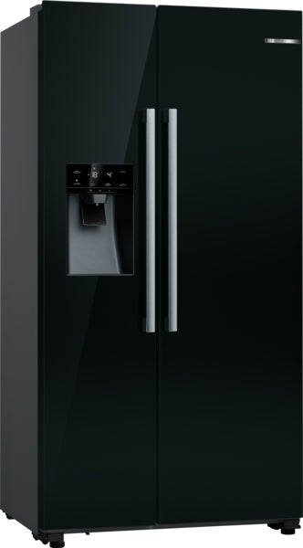 Bosch Series 6 American Side-by-Side 178.7x90.8cm – Black – KAD93ABEP