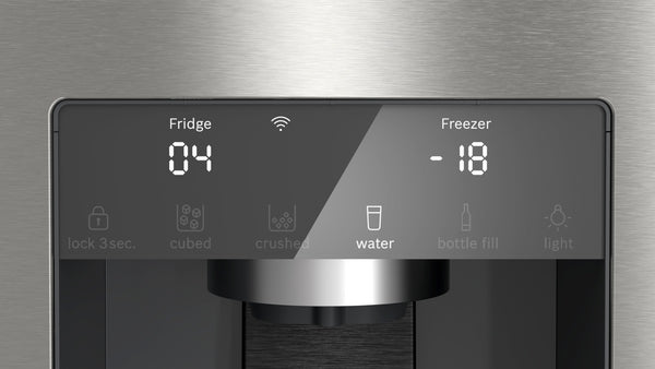Bosch Series 6 American Fridge Freezer 183x90.5cm – Stainless Steel – KFI96APEAG