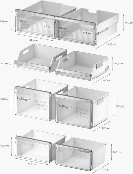 Bosch Series 6 American Fridge Freezer 183x90.5cm – Stainless Steel – KFI96APEAG