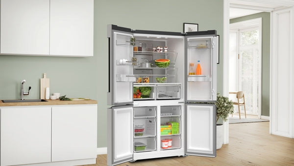 Bosch Series 4 American Fridge Freezer 183x90.5cm – Stainless Steel – KFN96APEAG