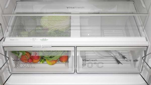 Bosch Series 4 American Fridge Freezer 183x90.5cm – Stainless Steel – KFN96APEAG