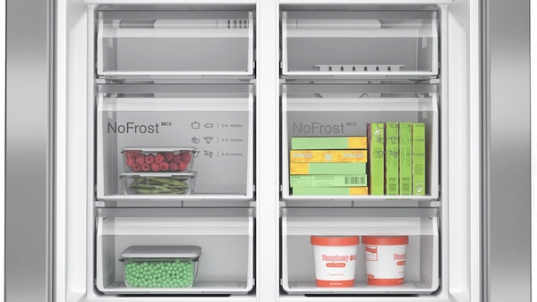 Bosch Series 4 American Fridge Freezer 183x90.5cm – Stainless Steel – KFN96APEAG
