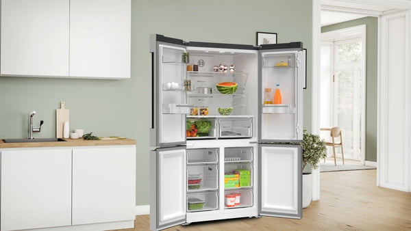 Bosch Series 4 American Fridge Freezer 183x90.5cm – Stainless Steel – KFN96VPEAG