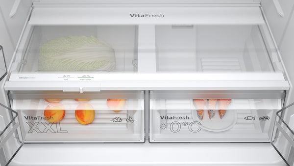 Bosch Series 4 American Fridge Freezer 183x90.5cm – Stainless Steel – KFN96VPEAG