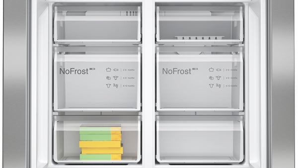 Bosch Series 4 American Fridge Freezer 183x90.5cm – Stainless Steel – KFN96VPEAG