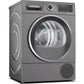 Bosch WQG245R9GB Series 6 Heat Pump Tumble Dryer, 9kg, Grey, A++ Rated