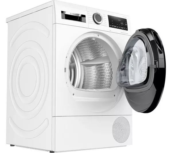 Bosch WQG24509GB Series 6 Heat Pump Tumble Dryer, 9kg, White, A++ Rated