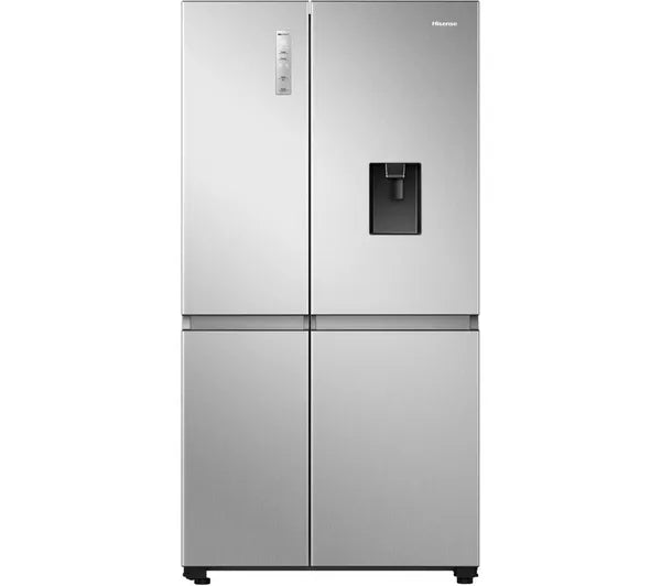 HISENSE PureFlat RS840N4WCE American-Style Smart Fridge Freezer - Stainless Steel