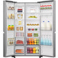 HISENSE PureFlat RS840N4WCE American-Style Smart Fridge Freezer - Stainless Steel