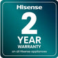 HISENSE PureFlat RS840N4WCE American-Style Smart Fridge Freezer - Stainless Steel