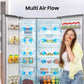 HISENSE PureFlat RS840N4WCE American-Style Smart Fridge Freezer - Stainless Steel
