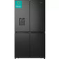 Hisense American fridge freezer black RQ758N4SWFE