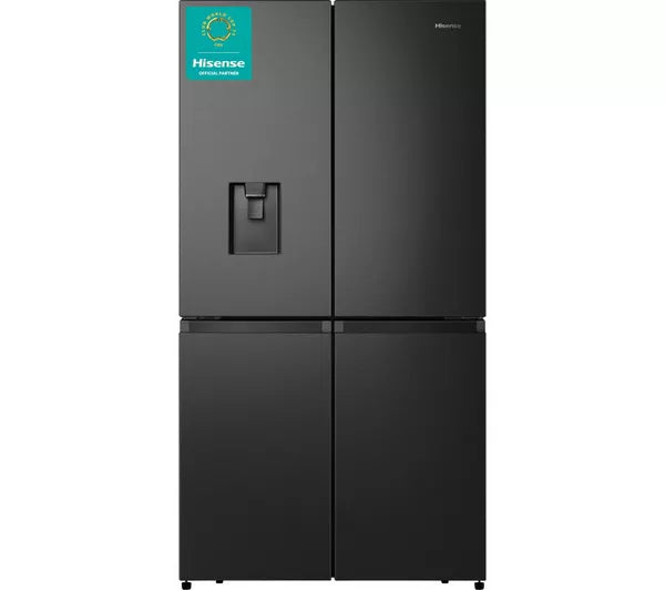 Hisense American fridge freezer black RQ758N4SWFE