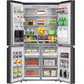 Hisense American fridge freezer black RQ758N4SWFE