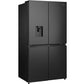 Hisense American fridge freezer black RQ758N4SWFE
