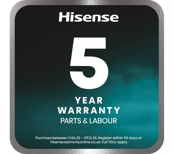 Hisense American fridge freezer black RQ758N4SWFE