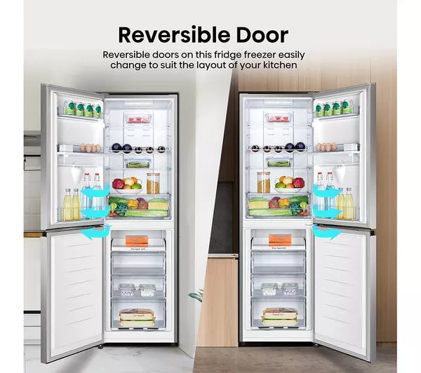 HISENSE RB327N4WCE 50/50 Fridge Freezer SILVER