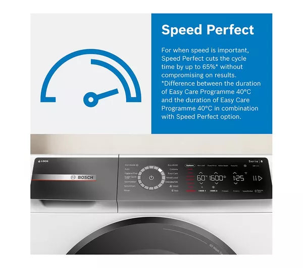 Bosch WGG244ZCGB Series 6 Washing Machine, 9kg, 1400 Spin, Grey, A Rated