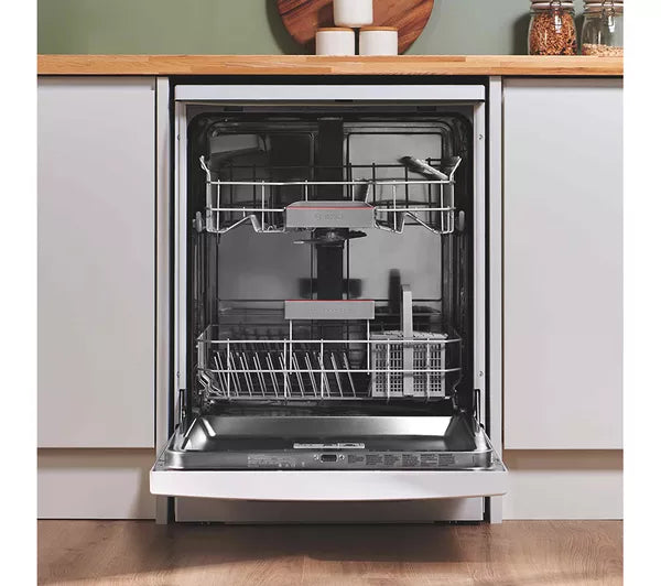 Bosch SMS4EKW06G Series 4 Dishwasher, 13 Place Settings, White, B Rated
