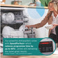 Bosch SMS4EKW06G Series 4 Dishwasher, 13 Place Settings, White, B Rated