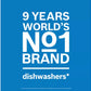 Bosch SMS4EMI06G Series 4 Dishwasher, 14 Place Settings, Silver, B Rated