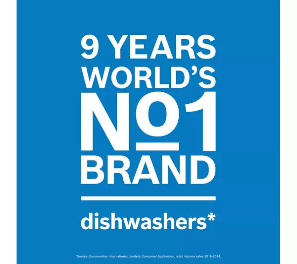 Bosch SMS4EMI06G Series 4 Dishwasher, 14 Place Settings, Silver, B Rated