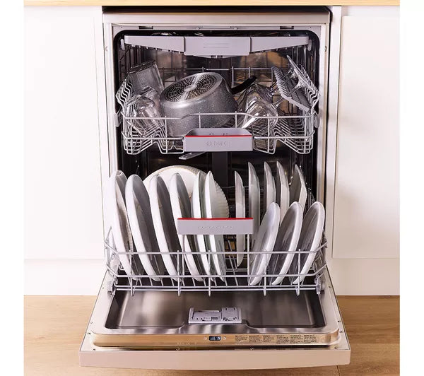 Bosch SMS4EMI06G Series 4 Dishwasher, 14 Place Settings, Silver, B Rated