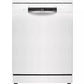 Bosch SMS4EMW06G Series 4 Dishwasher, 14 Place Settings, White, B Rated