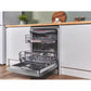 Bosch SMS6TCI01G Series 6 Dishwasher, 14 Place Settings, Silver, A Rated