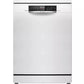 Bosch SMS6TCW01G Series 6 Dishwasher, 14 Place Settings, White, A Rated