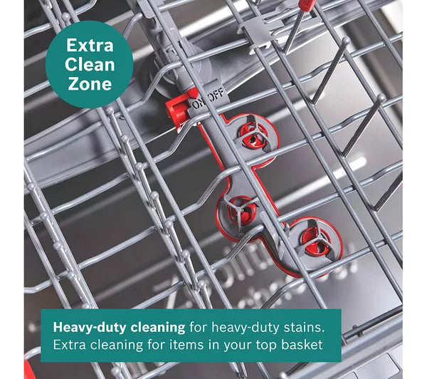 Bosch SMS6TCW01G Series 6 Dishwasher, 14 Place Settings, White, A Rated