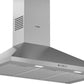 Bosch Series 2 Wall-Mounted Chimney Cooker Hood 90cm - Stainless Steel