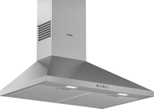 Bosch Series 2 Wall-Mounted Chimney Cooker Hood 75cm - Stainless Steel