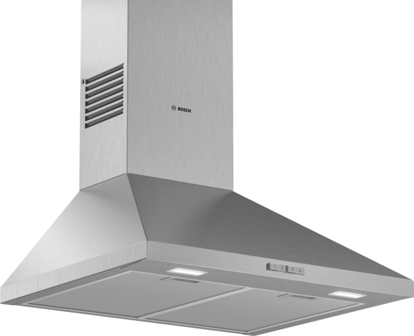 Bosch Series 2 Wall-Mounted Chimney Cooker Hood 60cm - Stainless Steel (Pyramid)