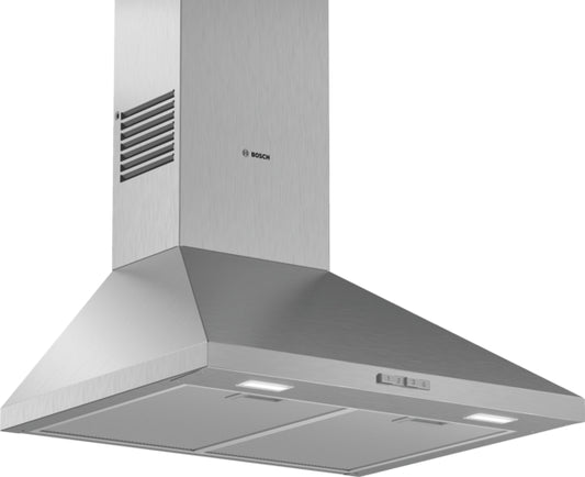 Bosch Series 2 Wall-Mounted Chimney Cooker Hood 60cm - Stainless Steel (Pyramid)