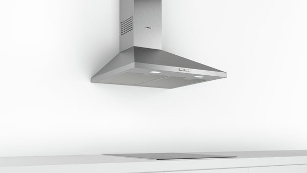 Bosch Series 2 Wall-Mounted Chimney Cooker Hood 75cm - Stainless Steel
