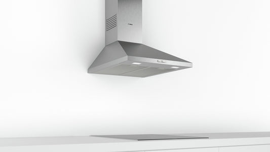 Bosch Series 2 Wall-Mounted Chimney Cooker Hood 60cm - Stainless Steel (Pyramid)