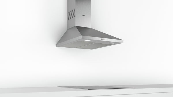 Bosch Series 2 Wall-Mounted Chimney Cooker Hood 60cm - Stainless Steel